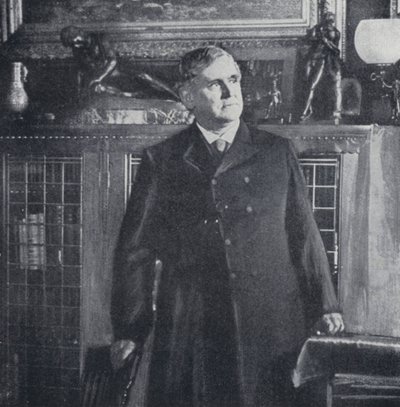 Phillips Brooks in seinem Arbeitszimmer von English Photographer