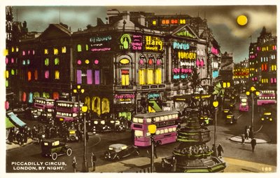 Piccadilly Circus, London, bei Nacht von English Photographer