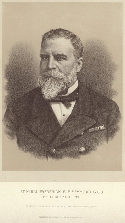 Porträt von Admiral Frederick B P Seymour von English Photographer