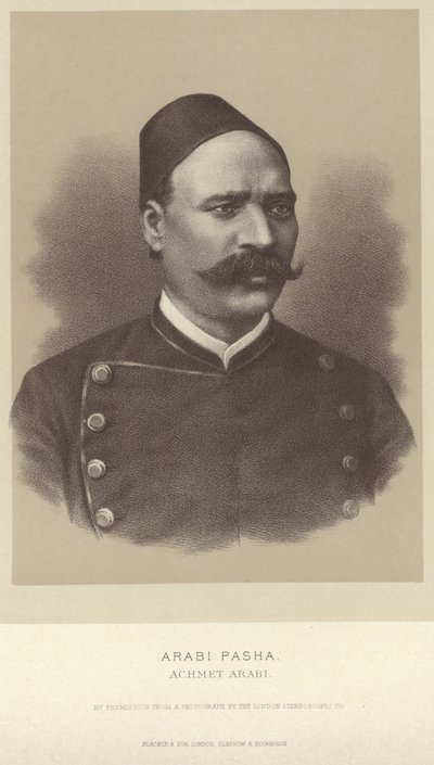 Porträt von Arabi Pascha von English Photographer