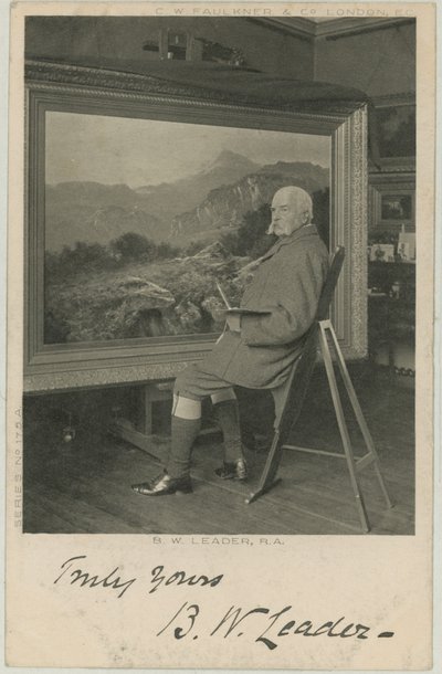 Porträt von Benjamin Williams Leader von English Photographer
