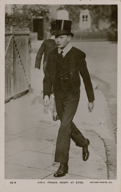 Postkarte von HRH Prinz Heinrich in Eton von English Photographer