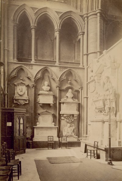 Postkarte der Westminster Abbey von English Photographer
