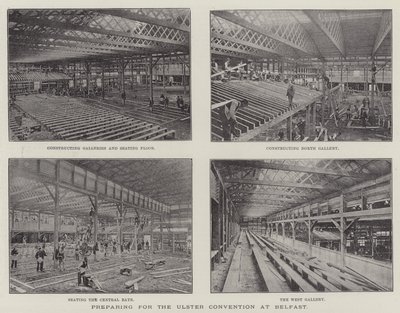 Vorbereitungen für die Ulster-Konvention in Belfast von English Photographer