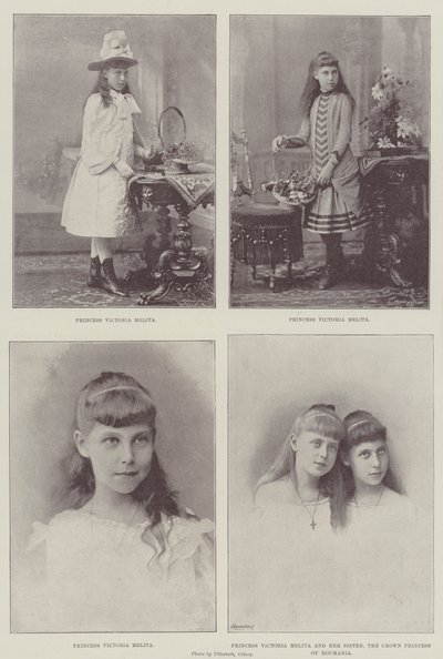 Prinzessin Victoria Melita von Sachsen-Coburg und Gotha von English Photographer