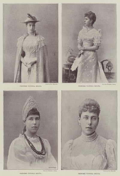 Prinzessin Victoria Melita von Sachsen-Coburg und Gotha von English Photographer
