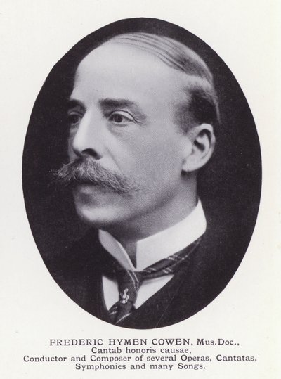 Prominente Männer von London: Frederic Hymen Cowen von English Photographer