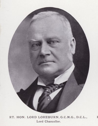 Prominente Männer von London: Rt Hon Lord Loreburn von English Photographer