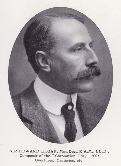 Prominente Männer von London: Sir Edward Elgar von English Photographer