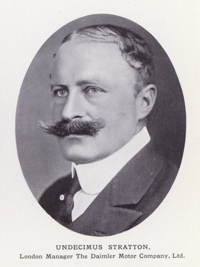 Prominente Männer von London: Undecimus Stratton von English Photographer