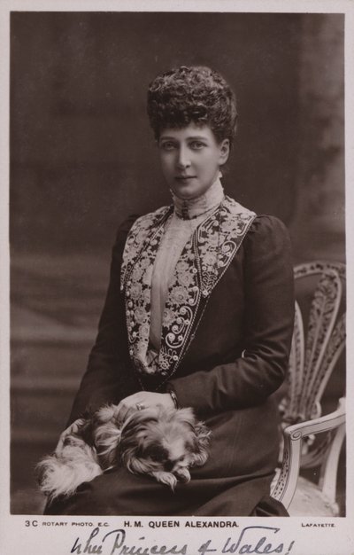 Königin Alexandra (s/w Foto) von English Photographer