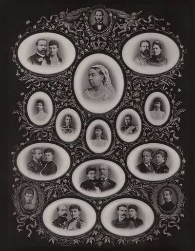 Königin Victoria und ihre Familie von English Photographer