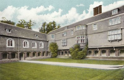 Queens College, Kreuzgangshof von English Photographer