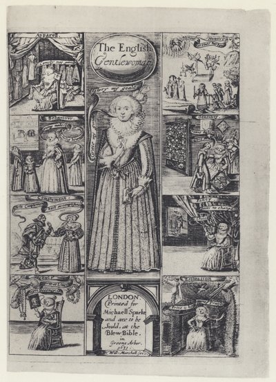 R Brathwait, The English Gentlewoman, M Sparke 1631 von English Photographer