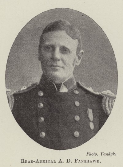 Konteradmiral A D Fanshawe von English Photographer