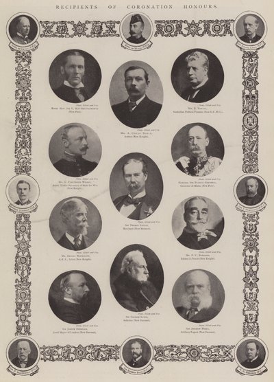 Empfänger von Krönungsehren von English Photographer