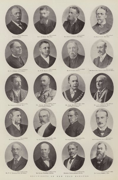 Empfänger der Neujahrsauszeichnungen von English Photographer