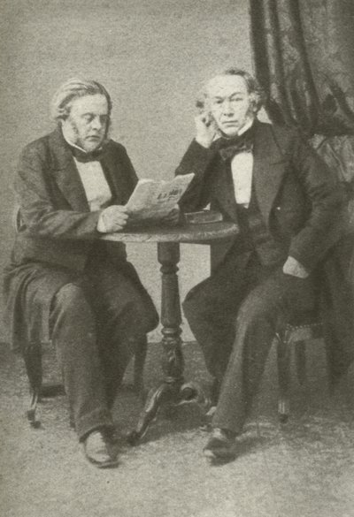 Richard Cobden (links) und John Bright (rechts) von English Photographer