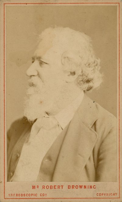 Robert Browning, Dichter von English Photographer