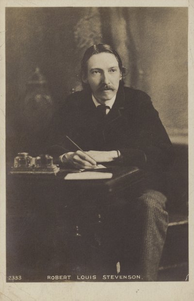Robert Louis Stevenson (1850-1894), schottischer Schriftsteller, Dichter und Reiseschriftsteller von English Photographer