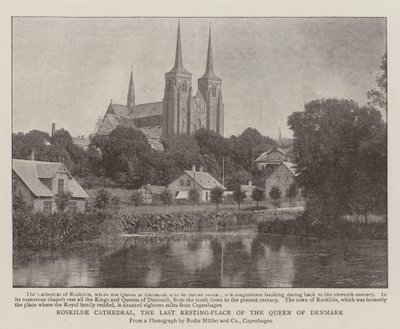 Der Dom von Roskilde, die letzte Ruhestätte der Königin von Dänemark von English Photographer