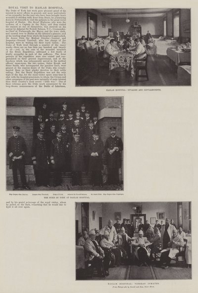 Königlicher Besuch im Haslar Hospital von English Photographer