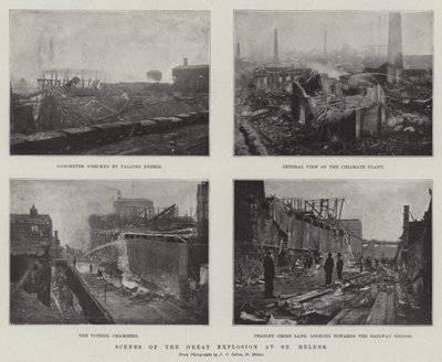 Szenen der großen Explosion in St. Helens von English Photographer