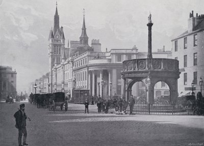 Schottland: Aberdeen, Marktkreuz und städtische Gebäude von English Photographer