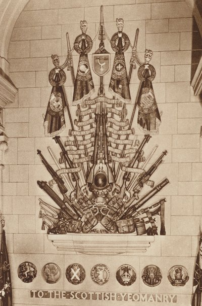 Schottisches Nationales Kriegsdenkmal: Die schottische Kavallerie von English Photographer