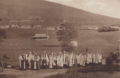 Sedbergh: Prozession von Bischöfen und Klerus von English Photographer