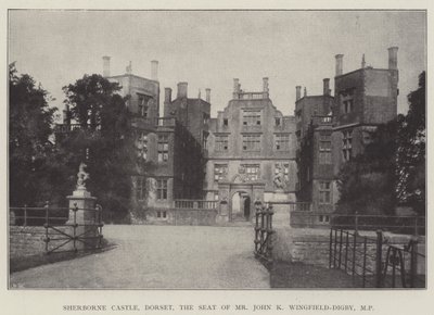 Sherborne Castle, Dorset, der Sitz von Mr. John K. Wingfield-Digby, MP von English Photographer