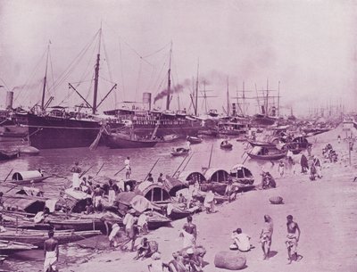 Schifffahrt im Hooghly, Kalkutta von English Photographer