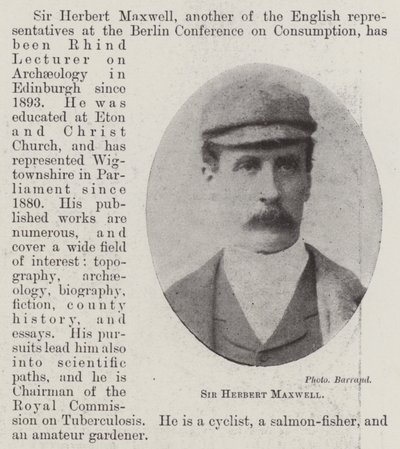 Sir Herbert Maxwell von English Photographer