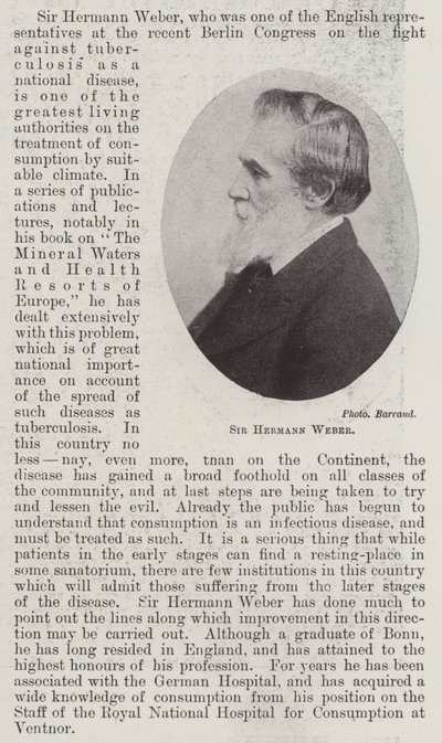 Sir Hermann Weber von English Photographer
