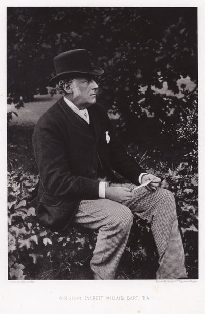 Sir John Everett Millais, englischer Künstler von English Photographer