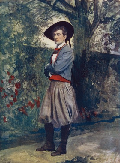 Sir Johnston Forbes-Robertson in Das Sakrament des Judas von English Photographer