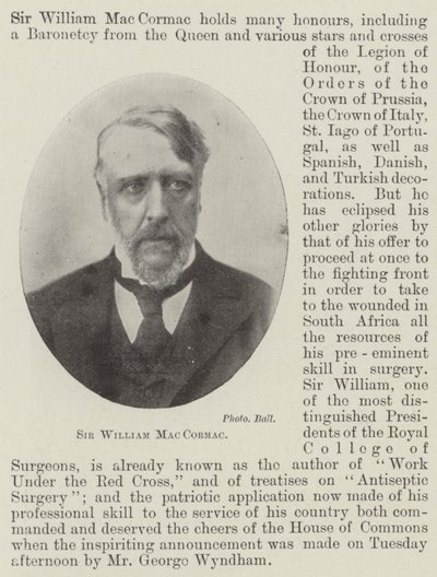 Sir William MacCormac von English Photographer