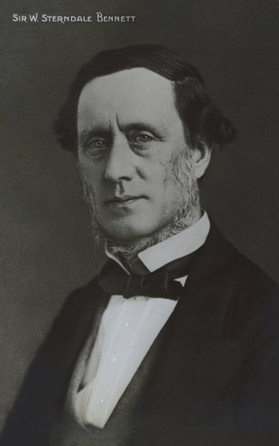 Sir William Sterndale Bennett, englischer Komponist, Dirigent und Pianist (s/w Foto) von English Photographer