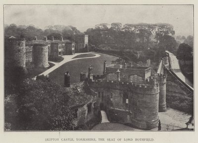 Skipton Castle, Yorkshire, der Sitz von Lord Hothfield von English Photographer