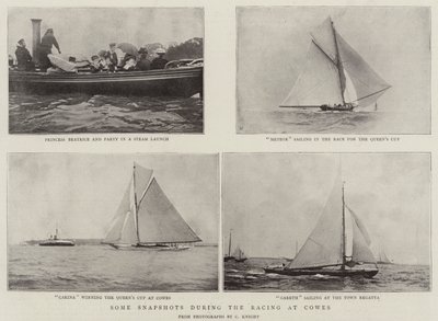 Einige Schnappschüsse während der Rennen in Cowes von English Photographer