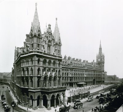 St Pancras Bahnhof; Fotografie von April 1899 von English Photographer