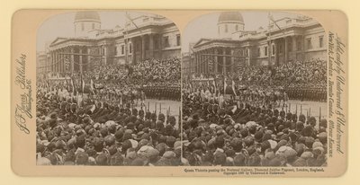 Stereografischer Druck des Diamantjubiläums von Königin Victoria von English Photographer