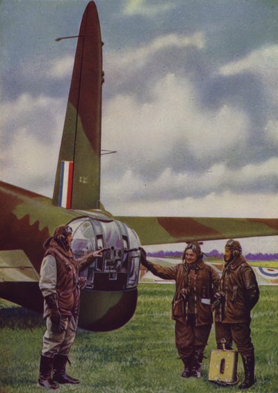 Heckgeschützturm eines britischen Vickers Wellington Bombers von English Photographer