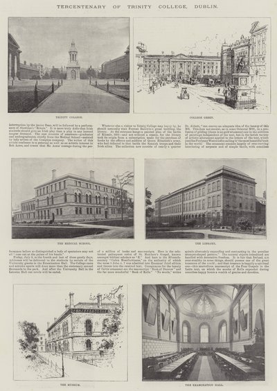 Dreihundertjahrfeier des Trinity College, Dublin von English Photographer