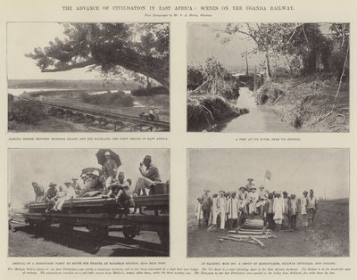 Der Fortschritt der Zivilisation in Ostafrika, Szenen auf der Uganda-Eisenbahn von English Photographer