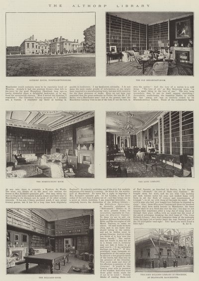 Die Althorp-Bibliothek von English Photographer