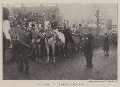 Die Ankunft von Lord Roberts in Cowes von English Photographer