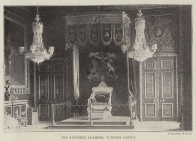 Der Audienzsaal, Windsor Castle von English Photographer
