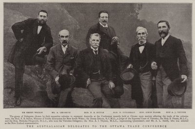 Die australischen Delegierten zur Ottawa-Handelskonferenz von English Photographer