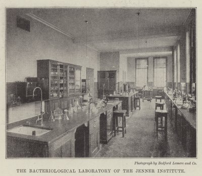 Das bakteriologische Labor des Jenner-Instituts von English Photographer